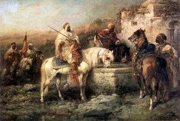 unknow artist Arab or Arabic people and life. Orientalism oil paintings  367 Spain oil painting art